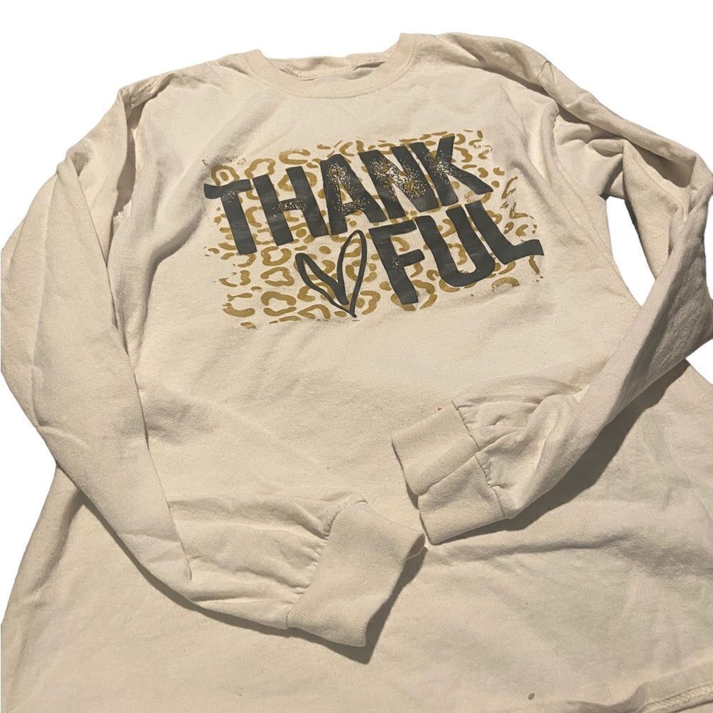 THANKFUL long sleeved tee shirt see pics great condition